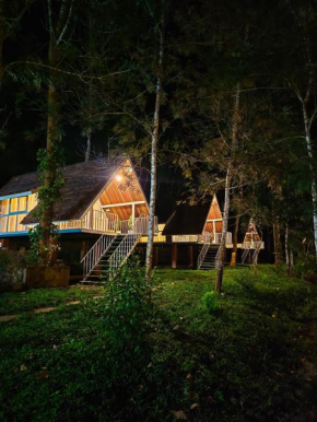 A frame cabins with Pool